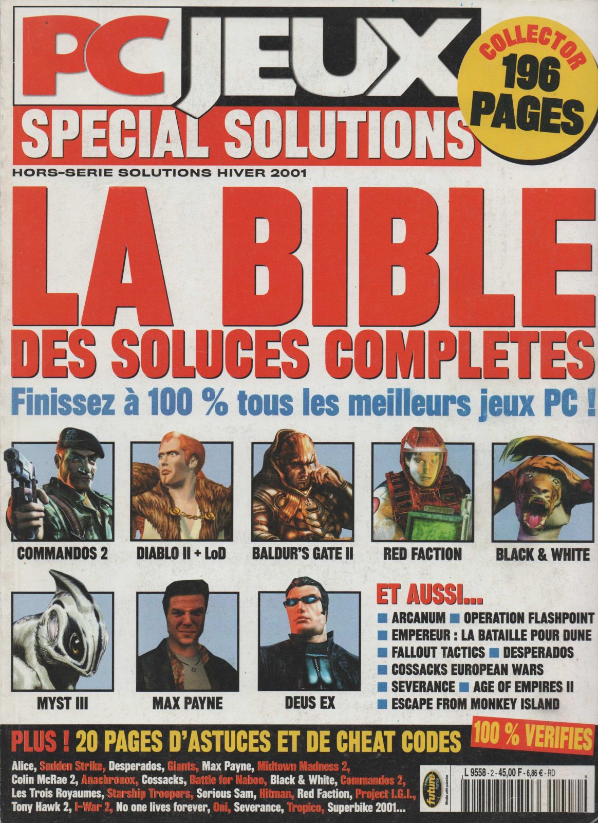 Jaquette de PC Jeux — HS n°2 SPECIAL SOLUTIONS
