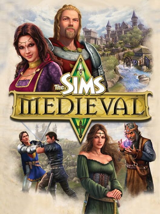 Jaquette de Les sims médiéval