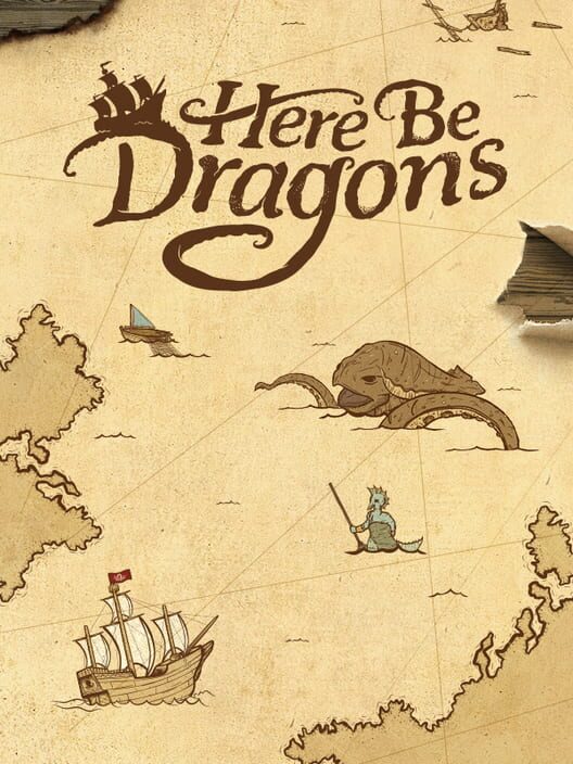 Jaquette de Here be dragons