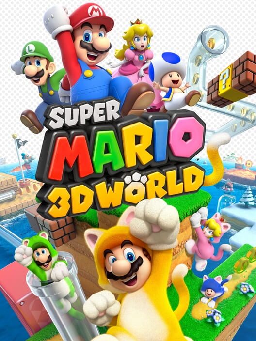Jaquette de Super Mario 3D world