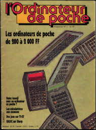 Jaquette de L Ordinateur de Poche — n°01