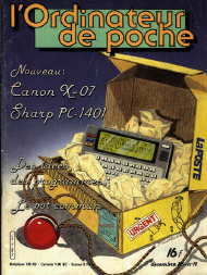 Jaquette de L Ordinateur de Poche — n°19