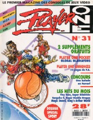 Jaquette de Player One — n°031