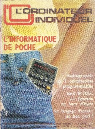 Jaquette de L Ordinateur Individuel — n°007