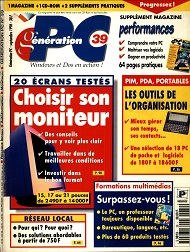 Jaquette de Generation PC — n°39