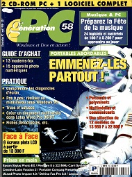 Jaquette de Generation PC — n°58