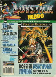 Jaquette de Joystick Hebdo — n°16