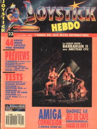 Jaquette de Joystick Hebdo — n°23