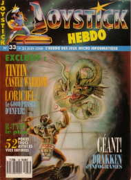 Jaquette de Joystick Hebdo — n°33