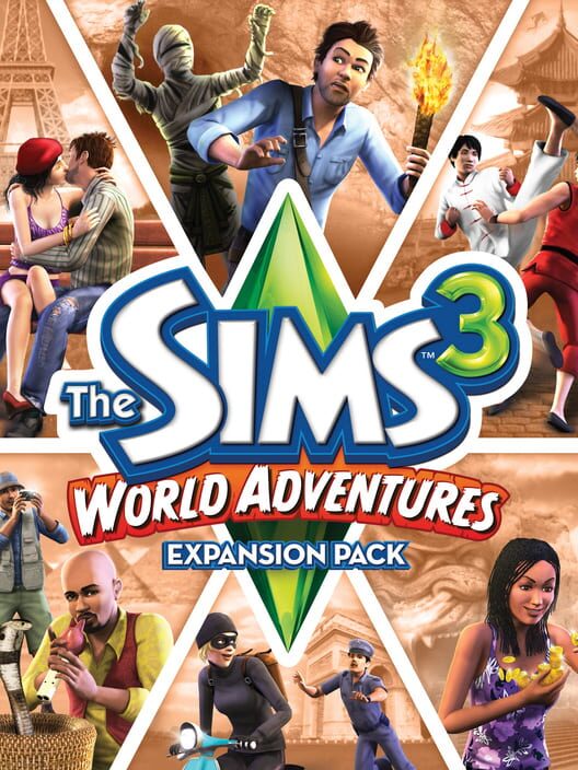 Jaquette de Les sims 3: destination aventure