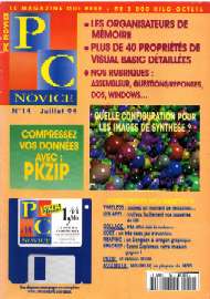 Jaquette de PC Novice — n°14
