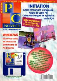 Jaquette de PC Novice — n°19