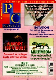 Jaquette de PC Novice — n°20