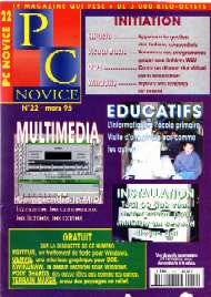 Jaquette de PC Novice — n°22