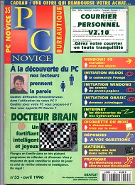 Jaquette de PC Novice — n°35