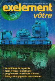 Jaquette de Exelement votre — n°05