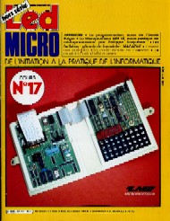 Jaquette de Led Micro — n°17