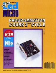 Jaquette de Led Micro — n°39