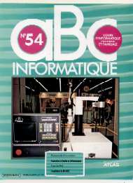 Jaquette de aBc INFORMATIQUE — n°54