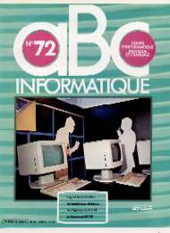 Jaquette de aBc INFORMATIQUE — n°72