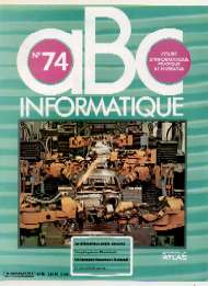 Jaquette de aBc INFORMATIQUE — n°74