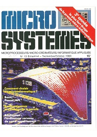 Jaquette de Micro Systemes — n°013