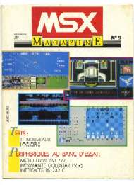 Jaquette de MSX Magazine — n°5