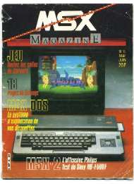 Jaquette de MSX Magazine — n°6