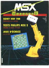 Jaquette de MSX Magazine — n°7