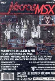 Jaquette de Micros MSX — n°9
