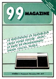 Jaquette de 99 Magazine — n°03
