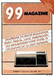 Jaquette de 99 Magazine — n°04