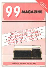 Jaquette de 99 Magazine — n°05