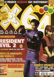 Jaquette de X64 magazine — n°025