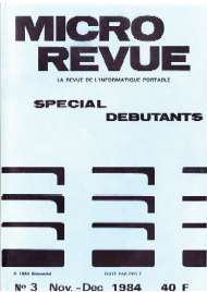 Jaquette de Micro Revue — n°HP 03