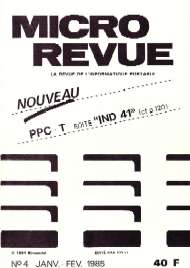 Jaquette de Micro Revue — n°HP 04