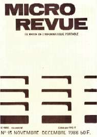 Jaquette de Micro Revue — n°HP 15