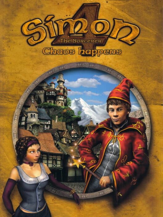 Jaquette de Simon le sorcier 4 : En proie au chaos