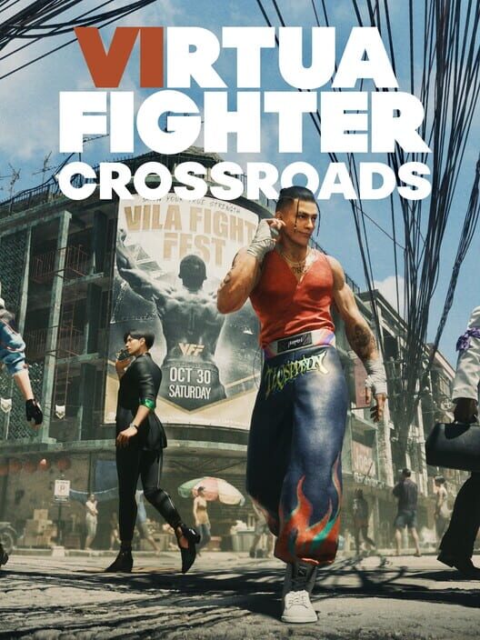 Jaquette de Virtua Fighter Crossroads