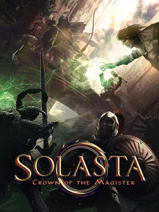 Jaquette de Solasta: Crown of the Magister