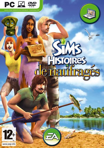 Jaquette de Les sims: Histoire de naufragés