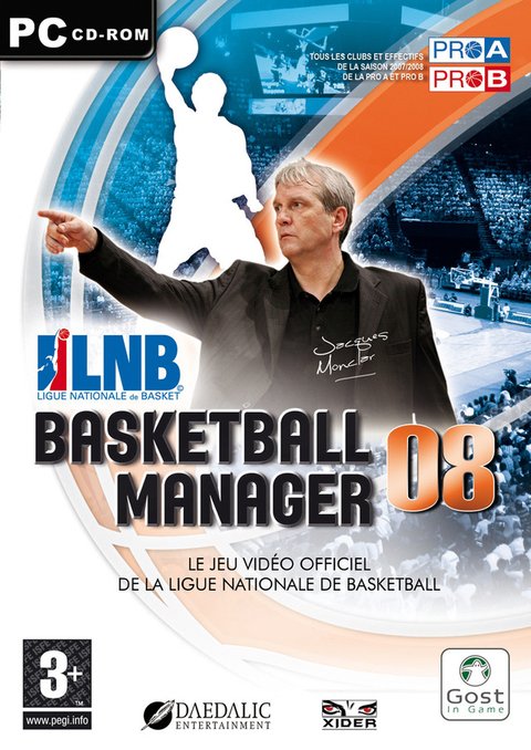 Jaquette de LNB basketball manager 2008