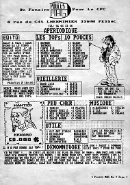 Jaquette de Fanzines — n°3 Pouces 07