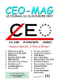Jaquette de Fanzines — n°CEO 153