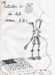 Jaquette de Fanzines — n°Club Canon 05