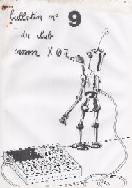 Jaquette de Fanzines — n°Club Canon 09
