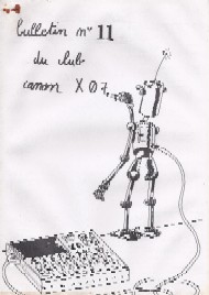 Jaquette de Fanzines — n°Club Canon 11