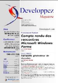 Jaquette de Fanzines — n°DevMag 01