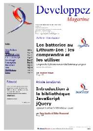 Jaquette de Fanzines — n°DevMag 19