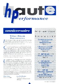 Jaquette de Fanzines — n°Haute Performance 02